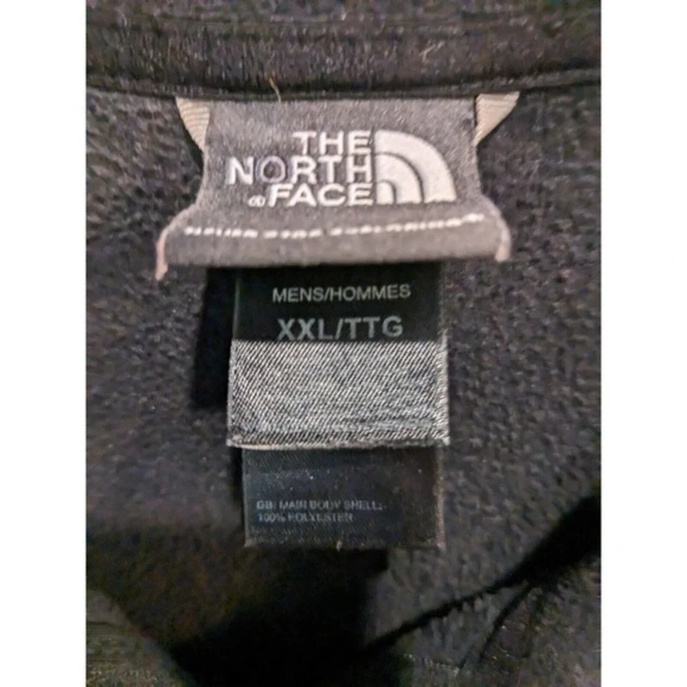 Men's THE NORTH FACE Black‎ Fleece Sweater Jacket XXL runs Small